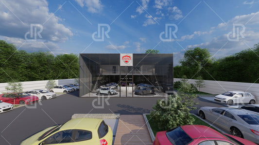 Showroom Auto ARENA - Arh. exterioara